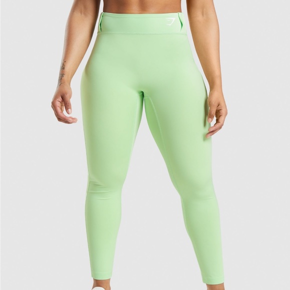 Gymshark Women’s Sport Leggings Workout Running Bali/Neon Green New Size Small - Picture 10 of 12